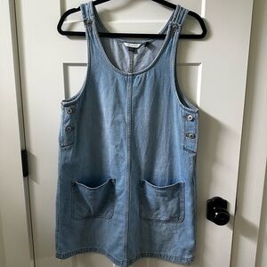 American Eagle blue jean dress jumper size small
